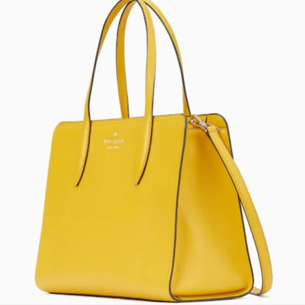 Kate Spade NWT Harper Satchel in Sunflower Field - Picture 2 of 10